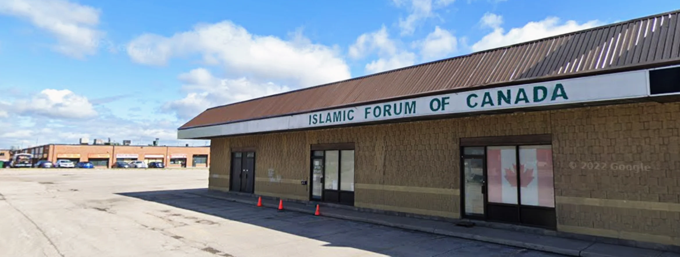 Exterior view of Islamic Forum of Canada Brampton building